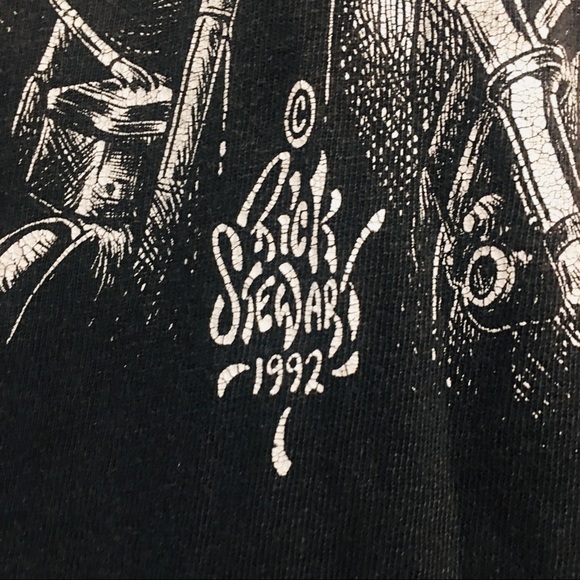 Vintage Rick Stewart Name Your Poison T Shirt - Picture 6 of 6